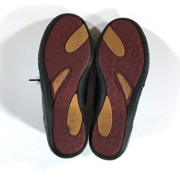 Born Lace Up Sneakers Womens Size 8.5 EUR 40 Black Leather W3643 - Picture 7 of 9